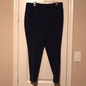 WHBM Navy Ankle Pants